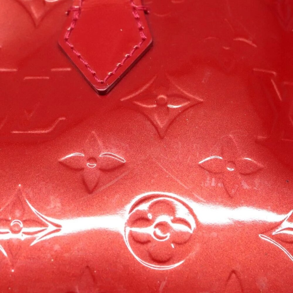 LOUIS VUITTON Monogram Vernis Wilshire PM Bag Pomme D'amour M93642 Auth BA1873 - Picture 12 of 16